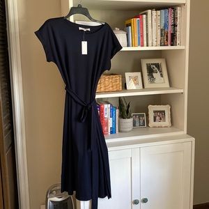 NWT loft belted midi dress